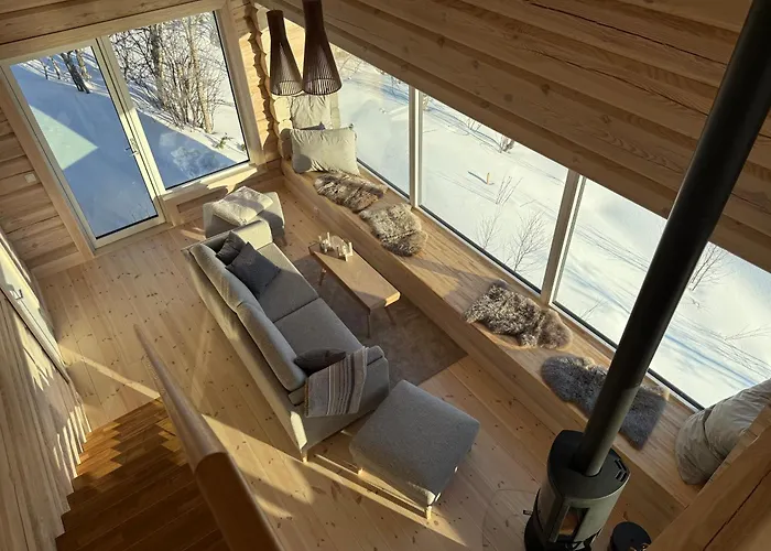 Sommarbukt Nordlys - Luxury Fjord Lodge Near Tromso Сasa de vacaciones Tromsø